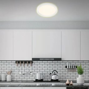 Plafonieră LED CADRE LED/18W/230V d. 29,7 cm albă Briloner 7361-016