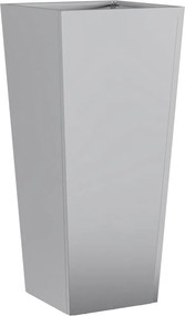 vidaXL Jardinieră de grădină, 35x35x75 cm, oțel galvanizat