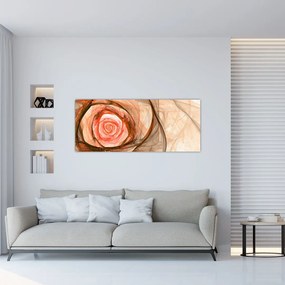 Tablou - Trandafir sufletului artistic (120x50 cm)