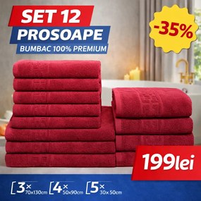 Set 12 Prosoape Premium Bumbac 100% – Moi &amp; Absorbante 🔥