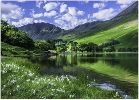 Tablou - Peisaj cu un lac (70x50 cm)