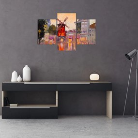 Tablou - Moulin rouge, Paris, Franța (90x60 cm)