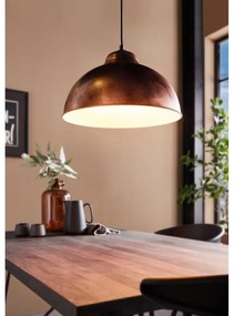 Lustră în culoarea bronz cu abajur din metal ø 37 cm TRURO 2 – EGLO