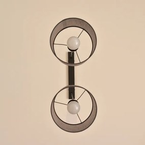 Lustră pe cablu ALBA 2xE27/15W/230V gri