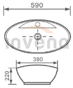Lavoar de blat FEME 60 cm