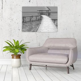 Tablou pe sticlă - Maldive (70x50 cm)