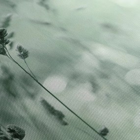 Tablou - Pajiște verde (cu ceas) (90x30 cm)