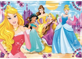 Prințesele Disney Kingdom Puzzle maxi 104 de piese Clementoni