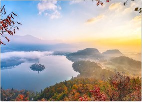 Tablou - Lacul Bled (70x50 cm)