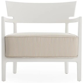 Fotoliu de exterior CARA MAT, diferite variante - Kartell Culoare: alb/bej