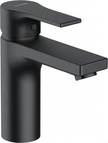 Baterie lavoar Kludi Zenta SL 100 monocomanda finisaj negru mat cu ventil Push-Open