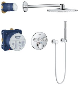 Grohe Grohtherm SmartControl set de duș ascuns cu termostat da crom 34705000