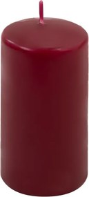 Set de lumânări pilon, 11,5 cm, Ø 6 cm, vișiniu, 18 buc.