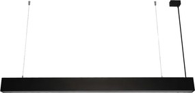 Lampă suspendată LED pe cablu, 55 W, 230 V, 3000/4000/6500 K, 120 cm, neagră