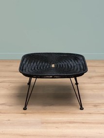 Masuta de cafea neagra din rattan," Senzu"