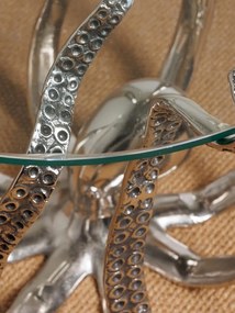 Masuta laterala, din aluminiu si sticla, Octopus