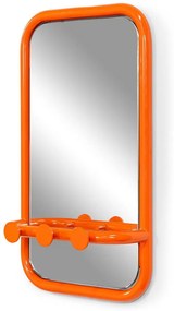 Panou de agățat diverse portocaliu din metal 35x60x11 cm Retro – Spinder Design