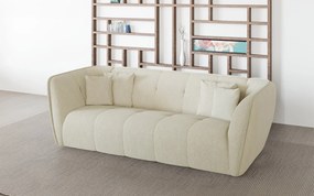 Canapea lemn masiv Malina 3 locuri, 250 × 81 × 115 cm