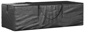 vidaXL Geantă depozitare brad de Crăciun negru 135x40x55cm polietilenă