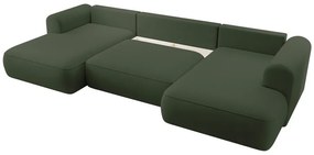 Colțar în formă de U Olivo U (D) (verde + negru). 1100251