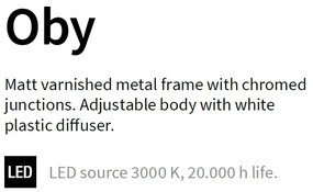Aplica LED directionabila OBY AP1 196688