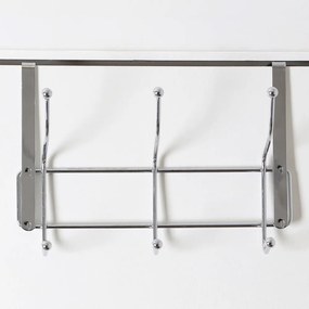 Cuier de ușă argintiu din metal 11 cm Chrome – Premier Housewares