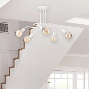 Lustră aplicată MATYLDA 5xE27/60W/230V alb