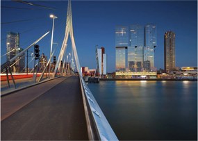 Tablou - Amurg în Rotterdam, Olanda (70x50 cm)