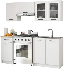 Vitrină de bucătărie superioară Organo 580 (alb). 1117503