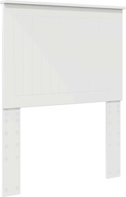 vidaXL Tăblie cap cu headboard Alb 75 cm Lemn compozit