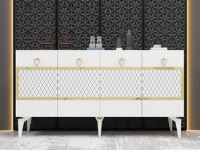 Dulap Vadiki 1 (alb + auriu) . 1093451
