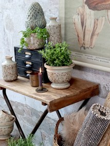 Masuta plianta, din lemn reciclat, aspect rustic, Grimaud - Mara