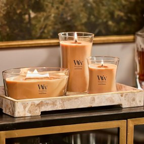 Lumânare parfumată vază mare WoodWick Golden Bourbon, 609 g