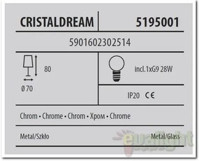 Spot incastrabil tavan fals Cristaldream