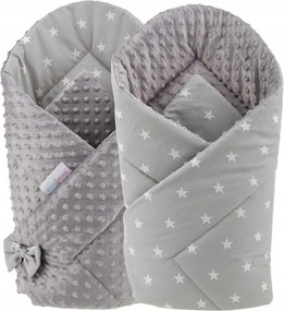 ShopJK FAȘĂ ÎNFĂȘAT COPII CU DOUĂ FEȚE - MINKY MICI STELE