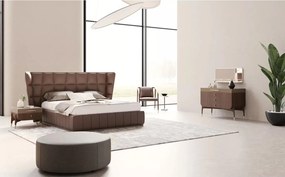 Comodă lemn masiv cu sertare Capella, 123 × 56 × 82 cm