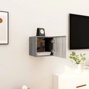 Dulapuri TV montaj pe perete, sonoma gri, 30,5x30x30 cm 1, sonoma gri