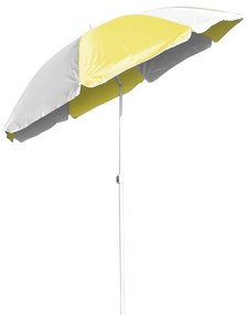 Umbrelă de plajă Happy Green cu articulațieStrip 180 cm, culori mixte