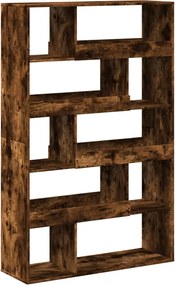 vidaXL Bibliotecă, stejar fumuriu, 100x33x156,5 cm, lemn prelucrat
