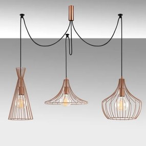 Lustră pe cablu MEZOPOTAMYA 3xE27/40W/230V