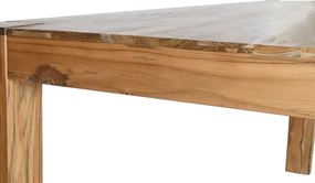 Masă dining din lemn masiv de tec, finisaj natural, 300 x 100 x 78 cm, „Balinese"
