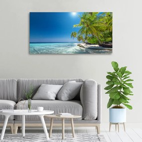 Tablouri tipărite pe pânză Plaja maldive