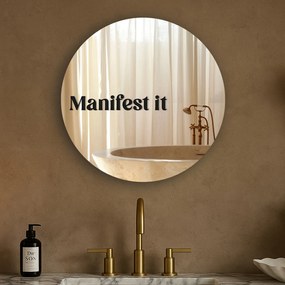 Autocolant pentru oglindă S4 – Manifest it