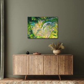 Tablou cu lanuri de orez din privire de sus (70x50 cm)