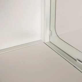 Dulap înalt din metal, verde, 54x42x184 cm, „Merville”