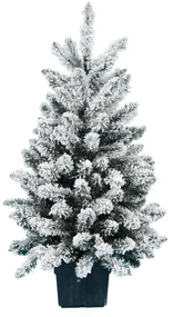 Brad de Crăciun artificial Mini Înzăpezit 75cm