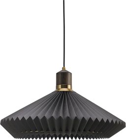 Halo Design 744299 - Lustră suspendată cu cablu PARIS, 1xE27/60W/230V, Ø 56 cm, negru/alamă/stejar