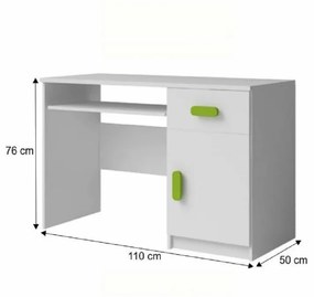 Birou SVEND Tip 9 Fără Mânere Alb