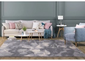 Covor gri din lână 160x240 cm Cirrus – Agnella