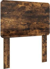 vidaXL Tăblie cap Stejar fumuriu 75 cm Lemn compozit